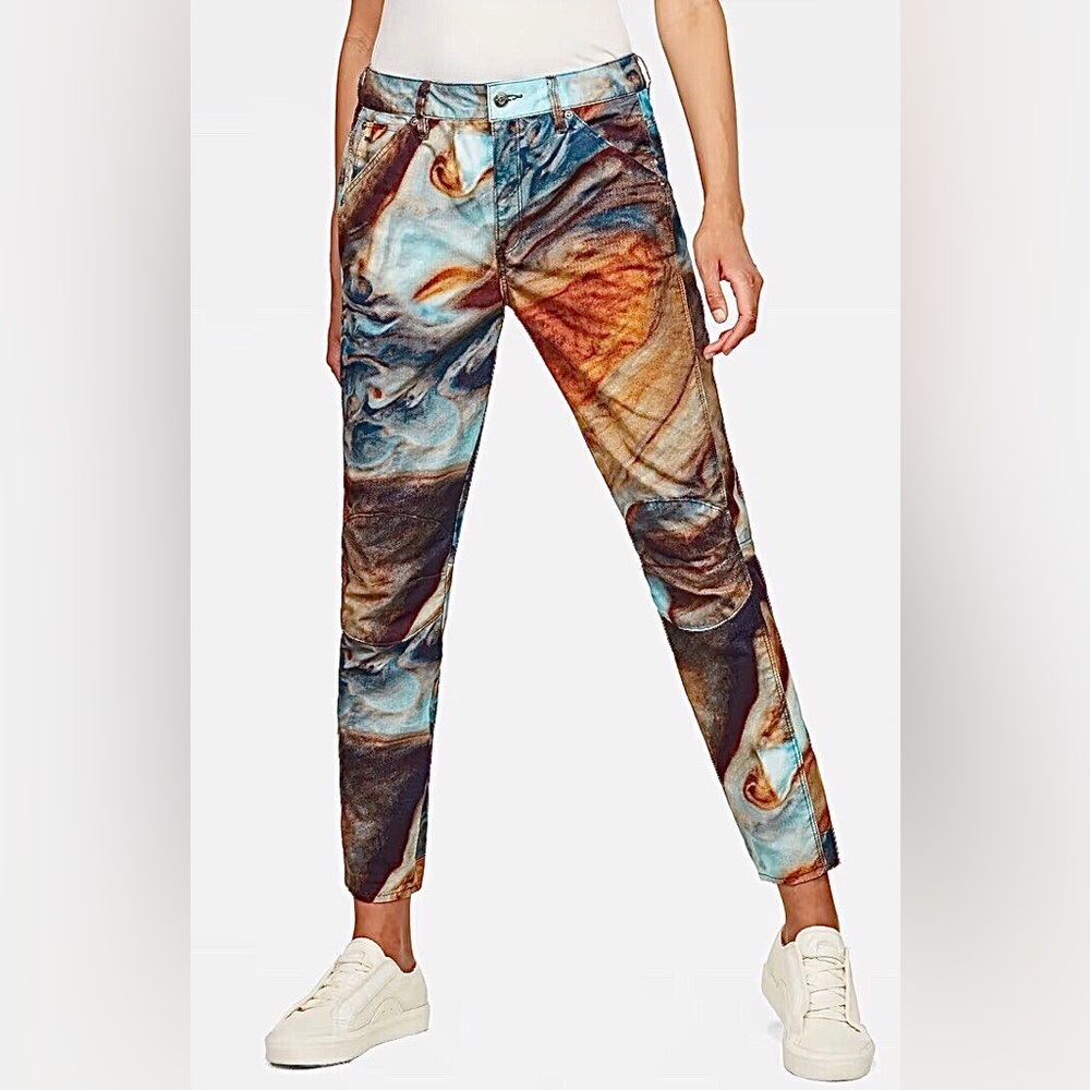 NWT Rare G-Star RAW Elwood 5622 3D Mid-Waist Tapered Canvas Jupiter Pants